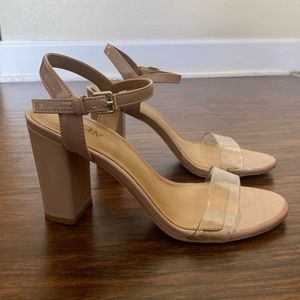 Abound Nude Heels - Size 7.5
